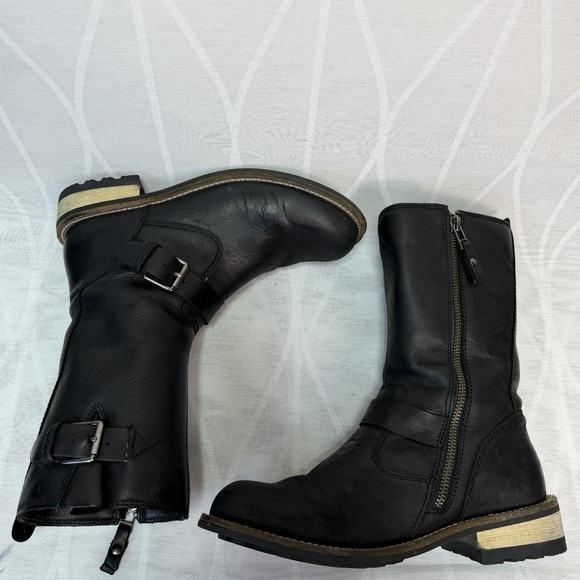 Kodiak‎ Alcona Waterproof Black Leather Motorcycle Boots Womens Size 6 - Picture 9 of 10